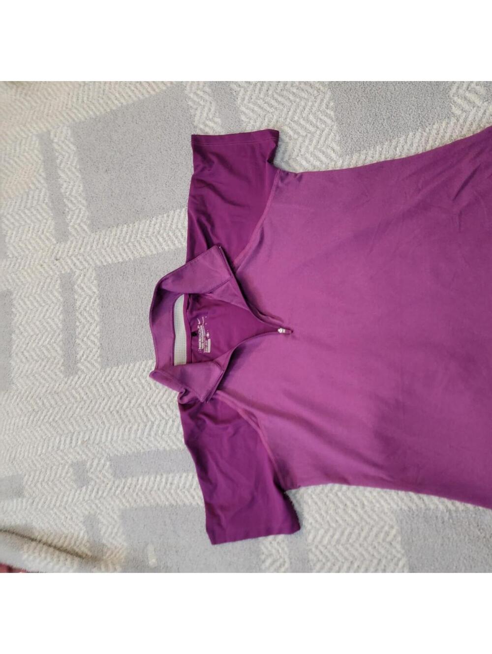 Nike Women's Purple and Pink Polo-shirt